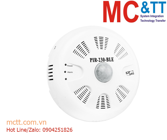 Cảm biến phát hiện chuyển động (PIR) 4m+ đo nhiệt độ + độ ẩm kết nối RS-485 + Ethernet PoE+Wi-Fi ICP DAS PIR-230-WF CR