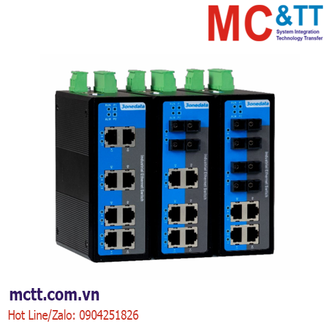 Switch công nghiệp quản lý 4 cổng Ethernet + 4 cổng quang 3Onedata IES618-4F-2P48
