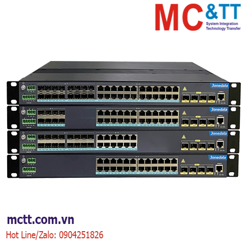 ICS5400-24GT4XS-2LV: Switch công nghiệp quản lý Layer 3 với 24 cổng Gigabit Ethernet + 4 cổng 10Gb SFP+